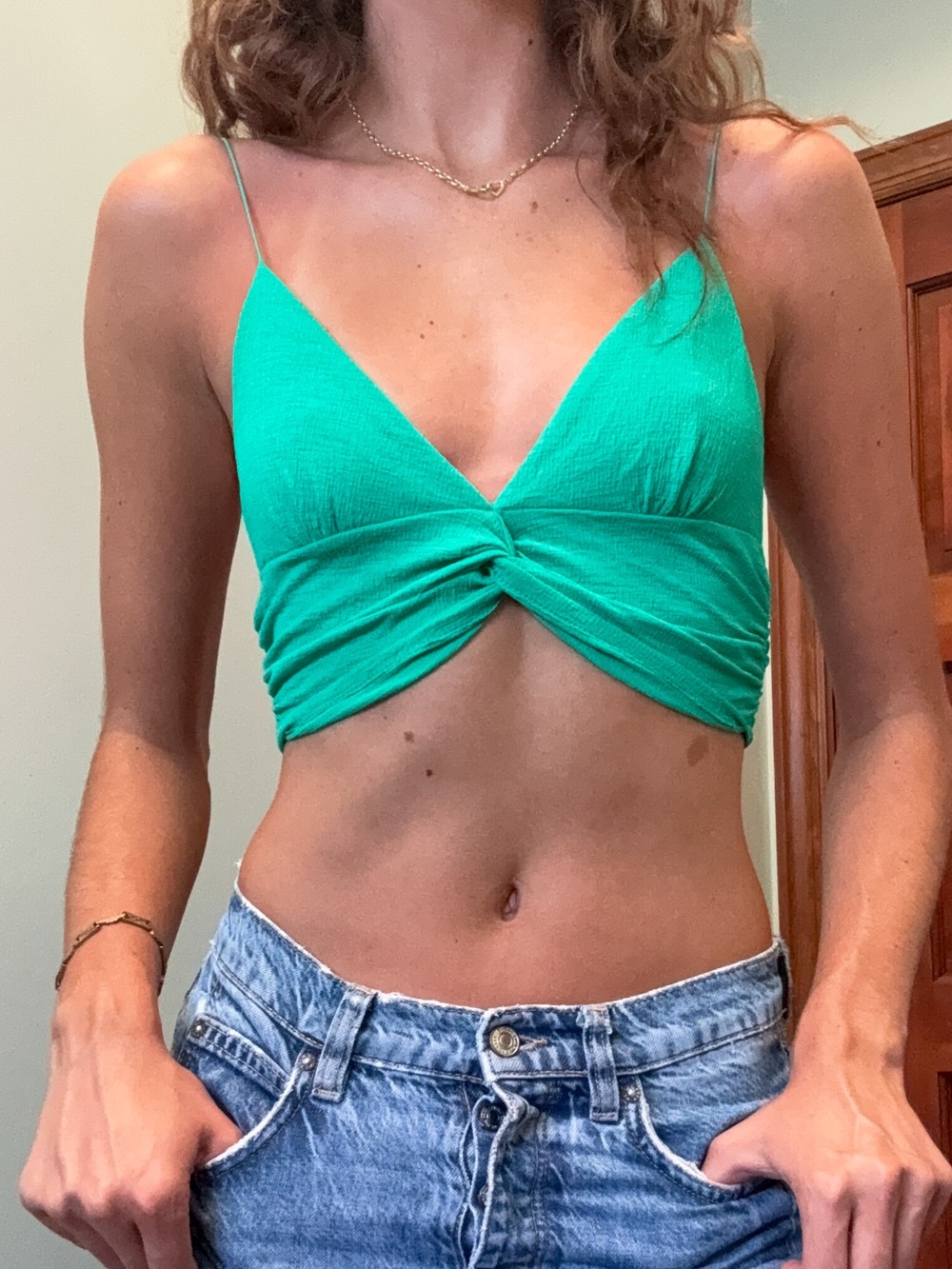 Emerald green tank